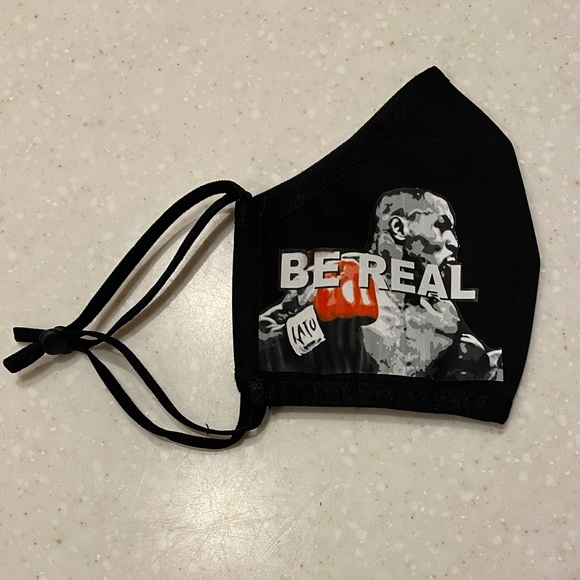 “BE REAL” Mike Tyson cotton mask. 😷 - Picture 5 of 5